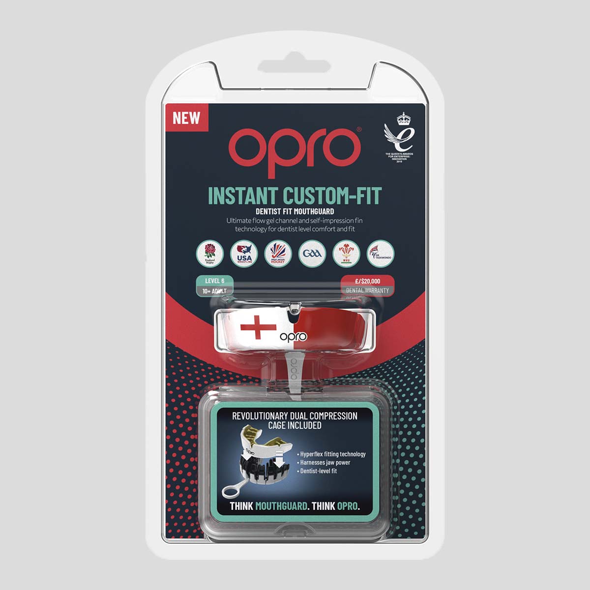 Opro Instant Custom-Fit USA Mouth Guard    at Bytomic Trade and Wholesale