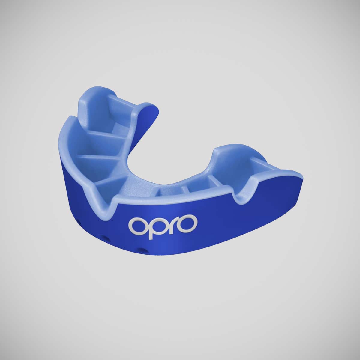 Dark Blue/Blue Opro Junior Silver Self-Fit Mouth Guard    at Bytomic Trade and Wholesale