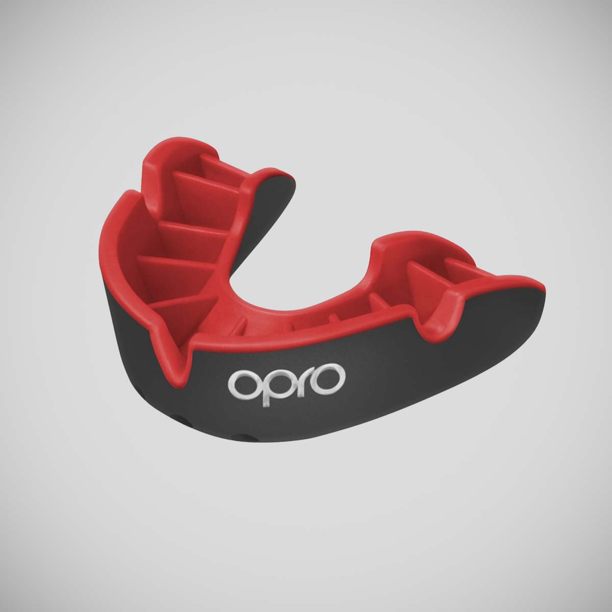 Black/Red Opro Silver Self-Fit Mouth Guard Black/Red   at Bytomic Trade and Wholesale