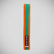 Orange/Green Bytomic Coloured Stripe Martial Arts Belt    at Bytomic Trade and Wholesale