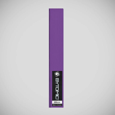 Purple Bytomic Solid Colour Martial Arts Belt    at Bytomic Trade and Wholesale