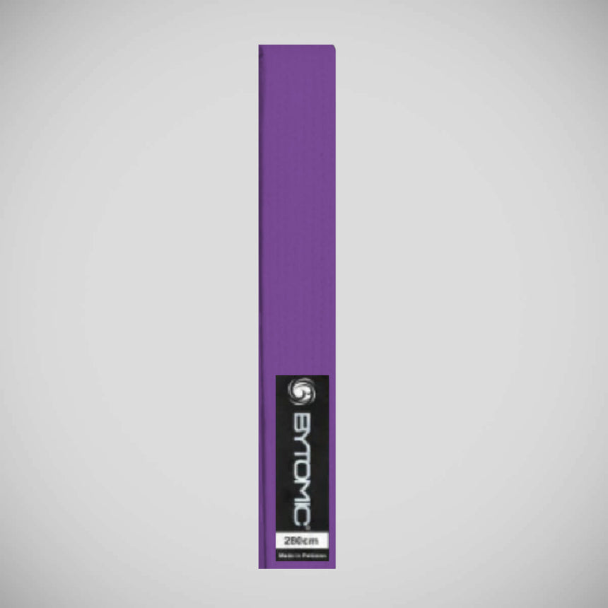 Purple Bytomic Solid Colour Martial Arts Belt    at Bytomic Trade and Wholesale