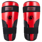 Red/Black Bytomic Performer Carbon Evo Shin Guards    at Bytomic Trade and Wholesale