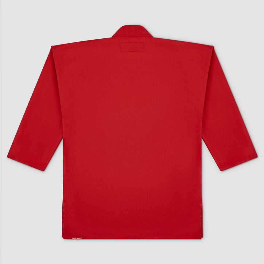 Red Bytomic Red Label V-Neck Adult Martial Arts Uniform    at Bytomic Trade and Wholesale