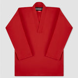 Red Bytomic Red Label V-Neck Kids Martial Arts Uniform    at Bytomic Trade and Wholesale