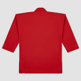 Red Bytomic Red Label V-Neck Kids Martial Arts Uniform    at Bytomic Trade and Wholesale