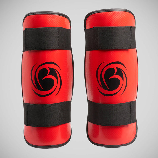 Red/Black Bytomic Performer Shin Guards    at Bytomic Trade and Wholesale