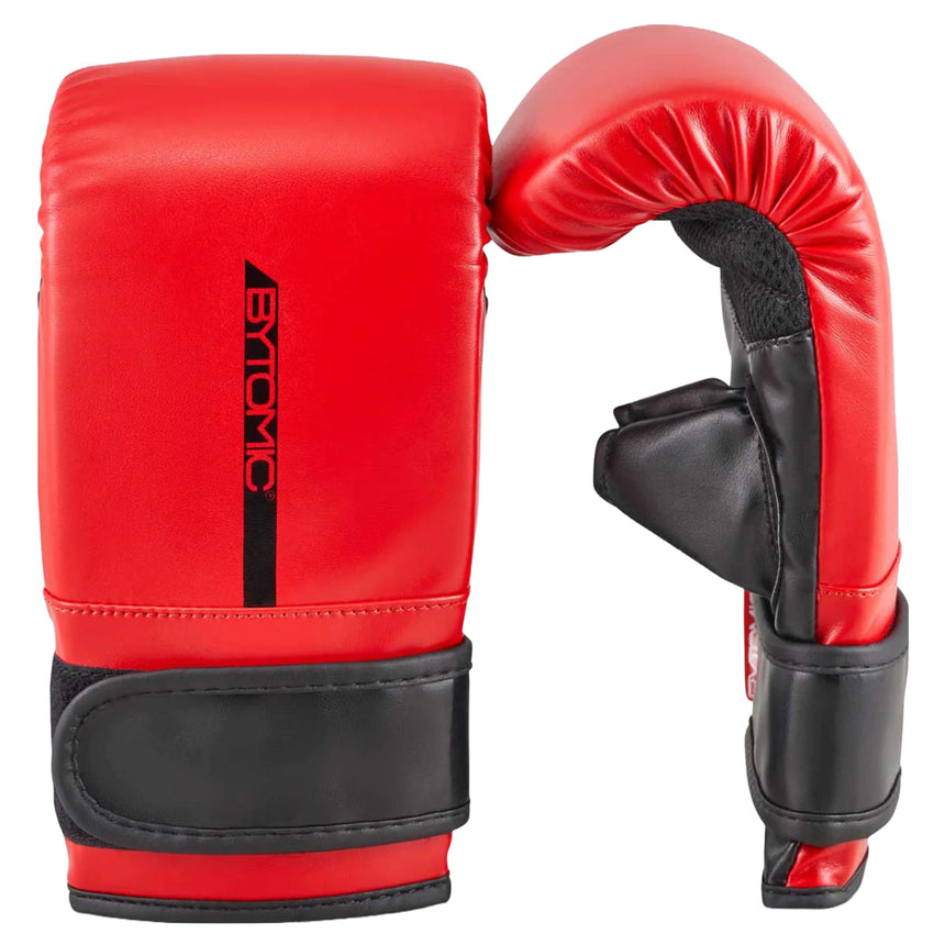 Red/Black Bytomic Red Label Bag Gloves    at Bytomic Trade and Wholesale