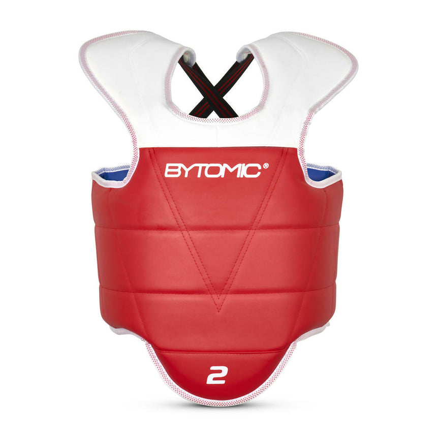 Red/Blue Bytomic Performer Reversible Chest Guard    at Bytomic Trade and Wholesale