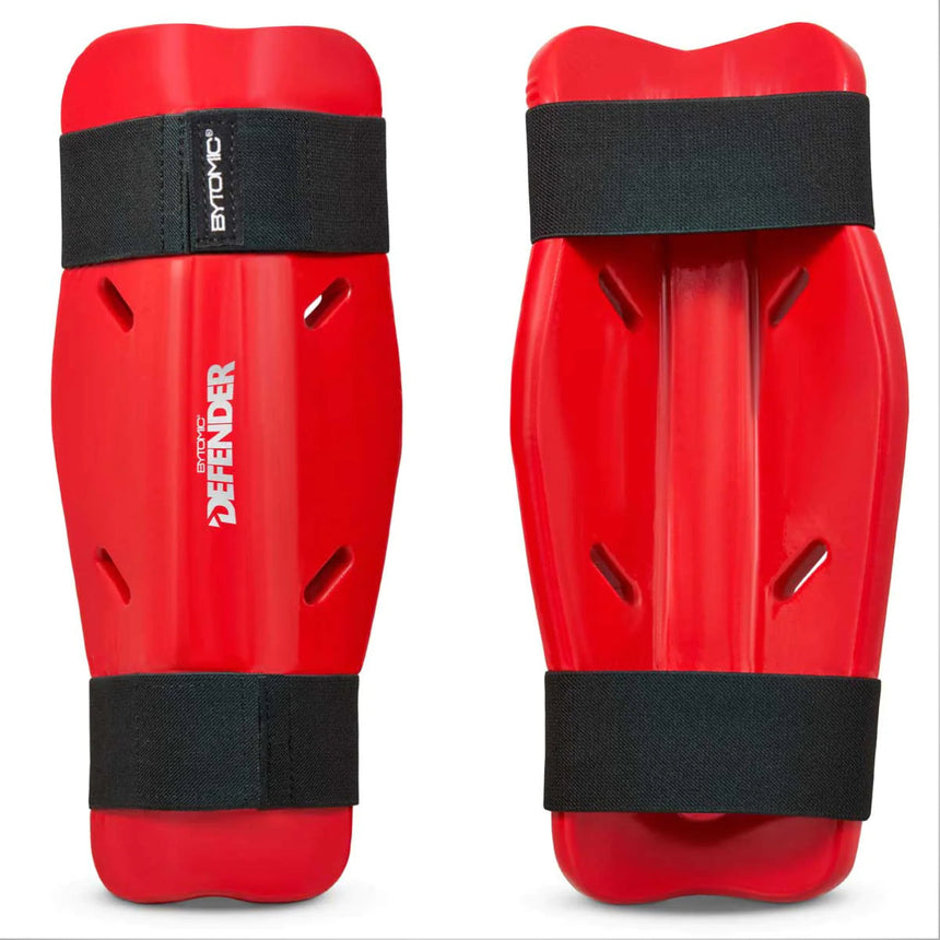 Red Bytomic Defender Shin Guard    at Bytomic Trade and Wholesale