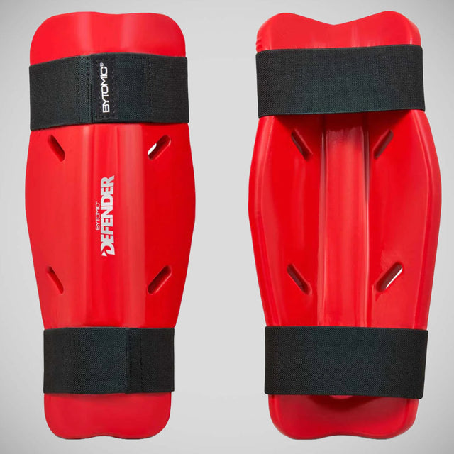 Red Bytomic Defender Shin Guard    at Bytomic Trade and Wholesale