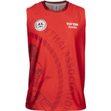 Red Top Ten Salamaa IFMA Tank Top    at Bytomic Trade and Wholesale