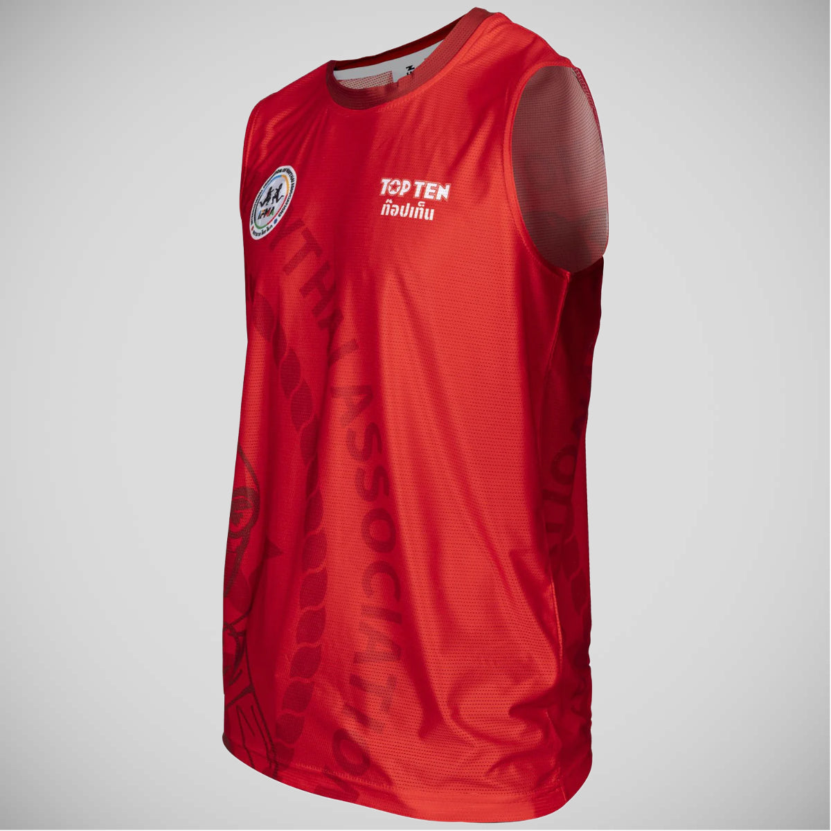 Red Top Ten Salamaa IFMA Tank Top    at Bytomic Trade and Wholesale
