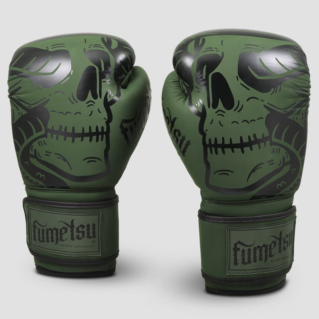 Khaki Fumetsu Snake Eyes Boxing Gloves    at Bytomic Trade and Wholesale