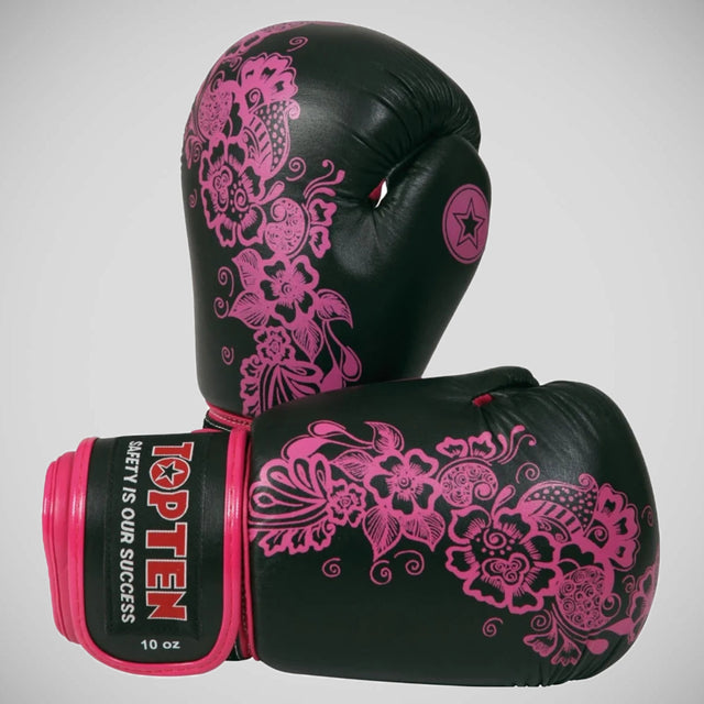 Top Ten Flowers Ladies Boxing Gloves 10oz    at Bytomic Trade and Wholesale