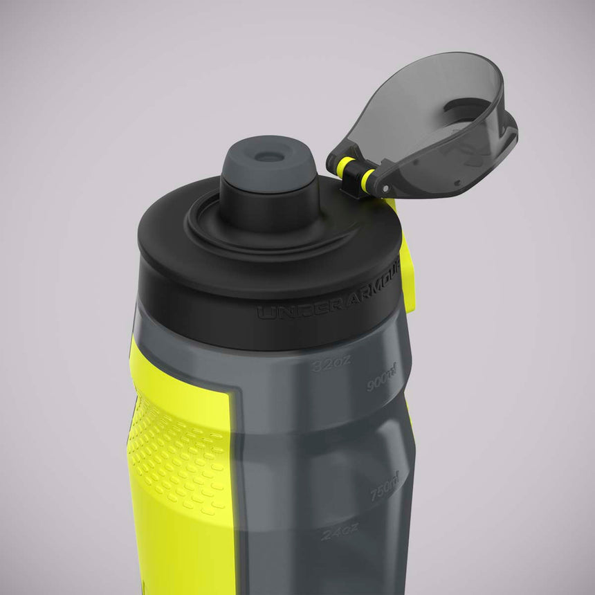 Black/Yellow Under Armour Playmaker Squeeze 950ml Sports Bottle    at Bytomic Trade and Wholesale