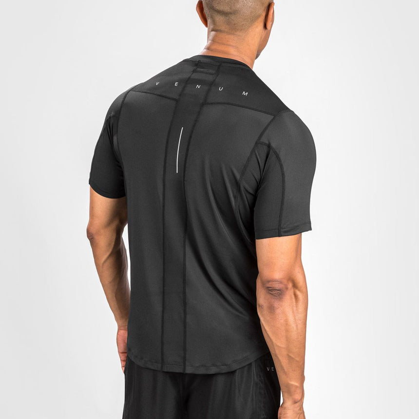 Black/Grey Venum Biomecha Dry Tech T-Shirt    at Bytomic Trade and Wholesale