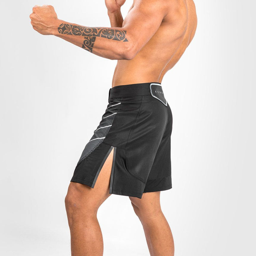 Black/Grey Venum Biomecha Fightshorts    at Bytomic Trade and Wholesale