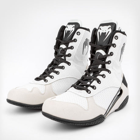 White/Black Venum Elite Boxing Boots    at Bytomic Trade and Wholesale