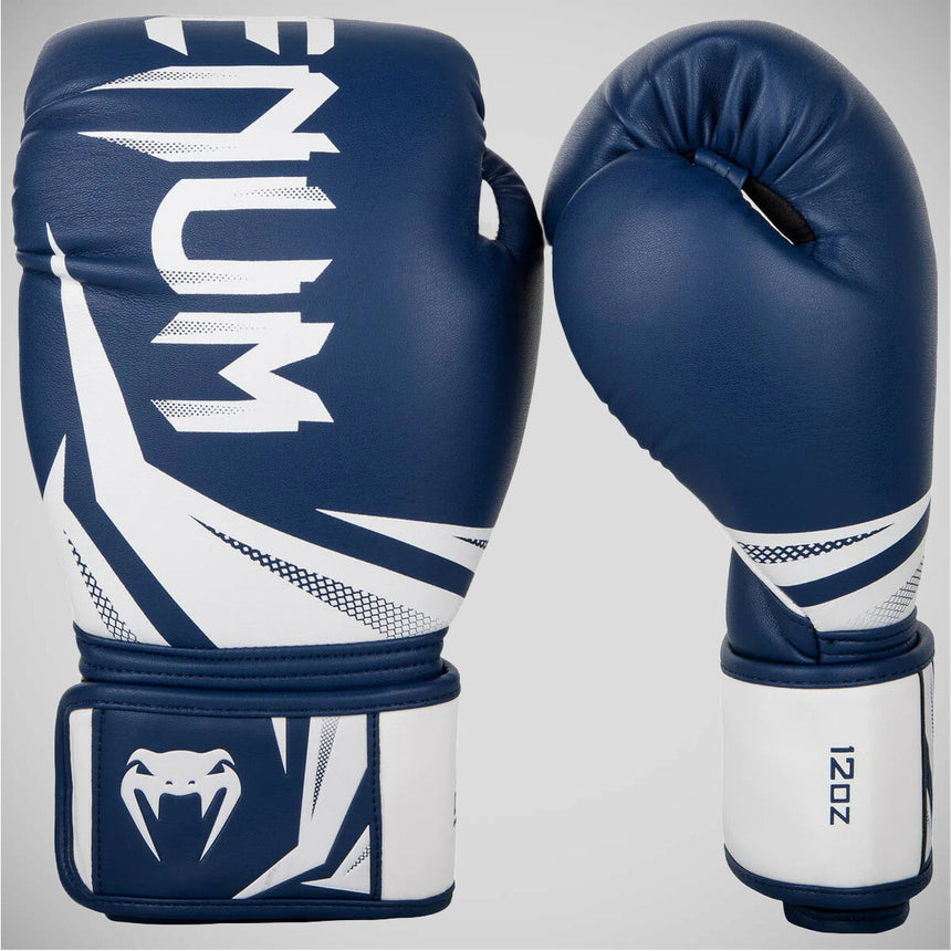 Venum Challenger 3.0 Boxing Gloves Navy/White    at Bytomic Trade and Wholesale