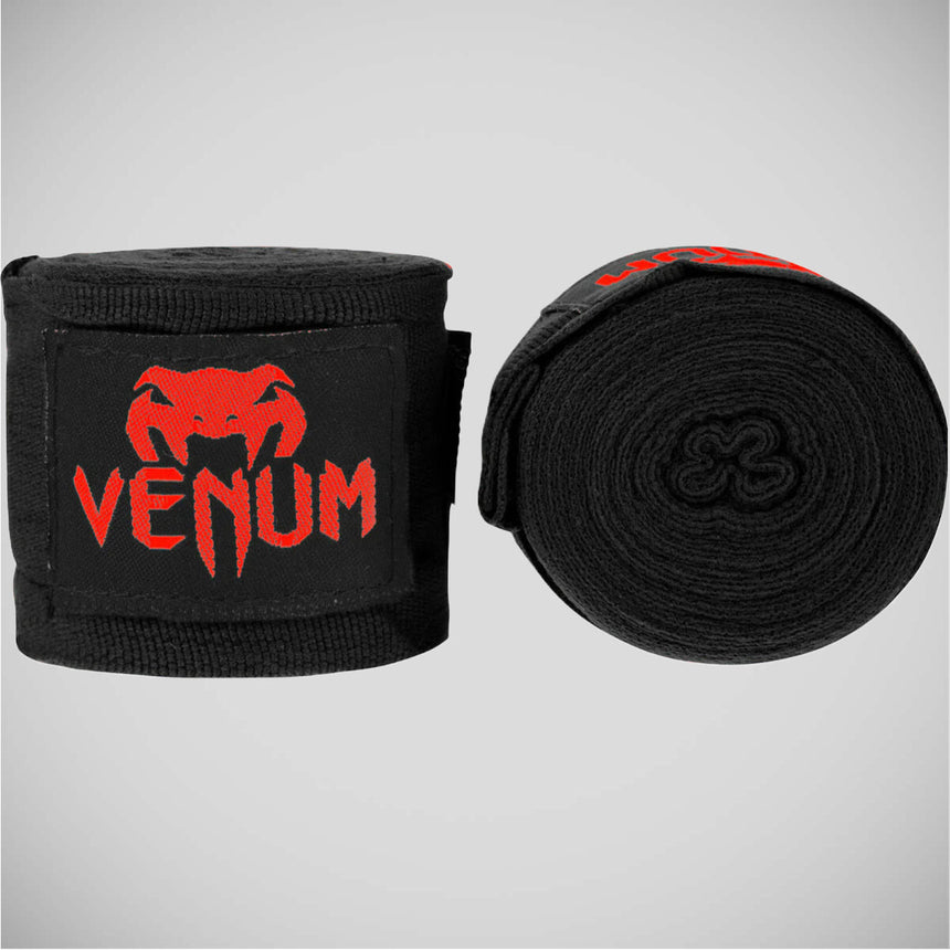 Black/Red Venum Kontact 2.5m Hand Wraps    at Bytomic Trade and Wholesale