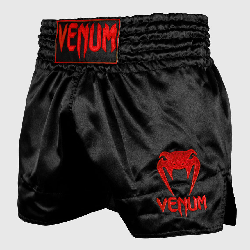 Venum Classic Muay Thai Shorts Black/Red    at Bytomic Trade and Wholesale