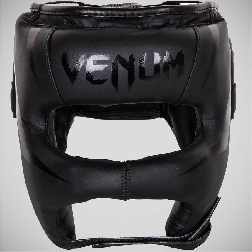 Matte Black Venum Elite Iron Headgear    at Bytomic Trade and Wholesale