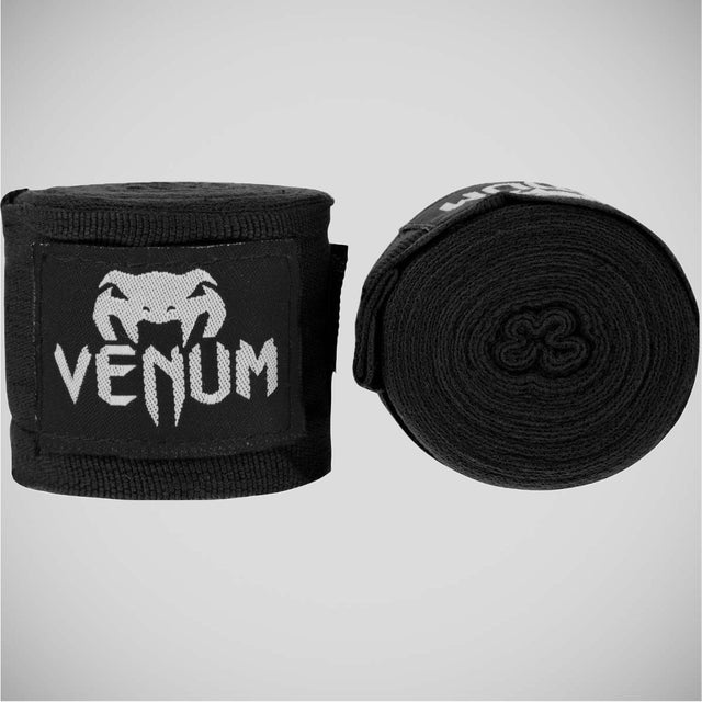 Black Venum 2.5m Boxing Hand Wraps    at Bytomic Trade and Wholesale
