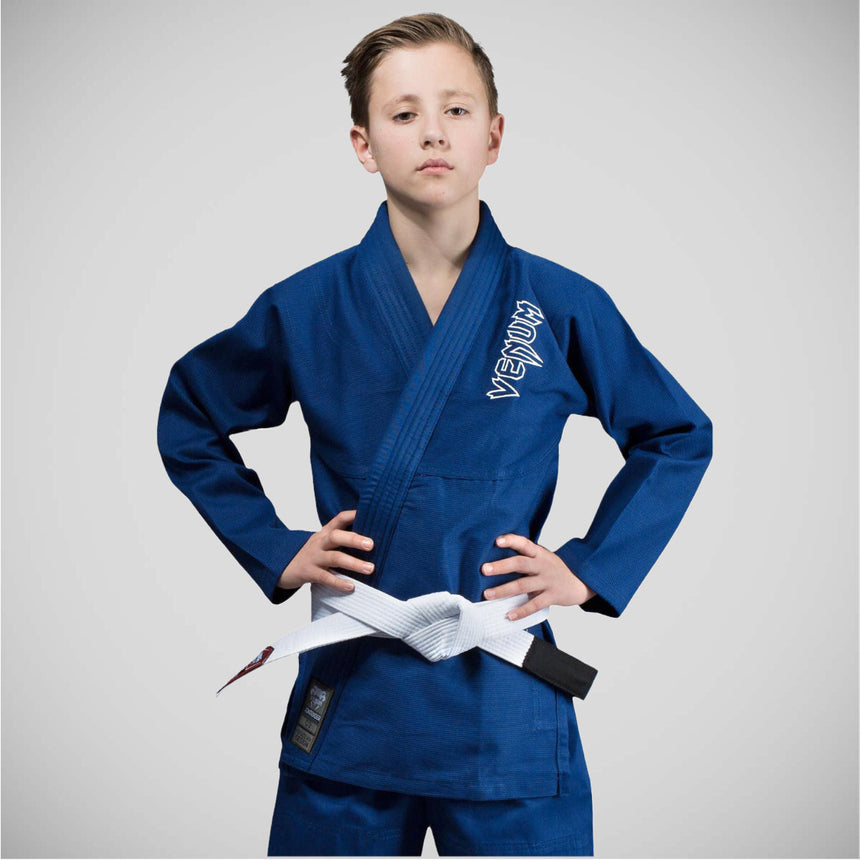 Blue Venum Contender Kids BJJ Gi    at Bytomic Trade and Wholesale