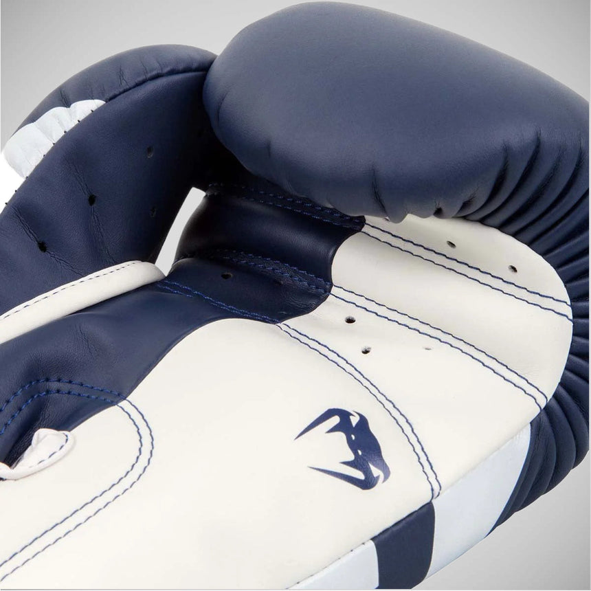 Navy/White Venum Elite Boxing Gloves    at Bytomic Trade and Wholesale