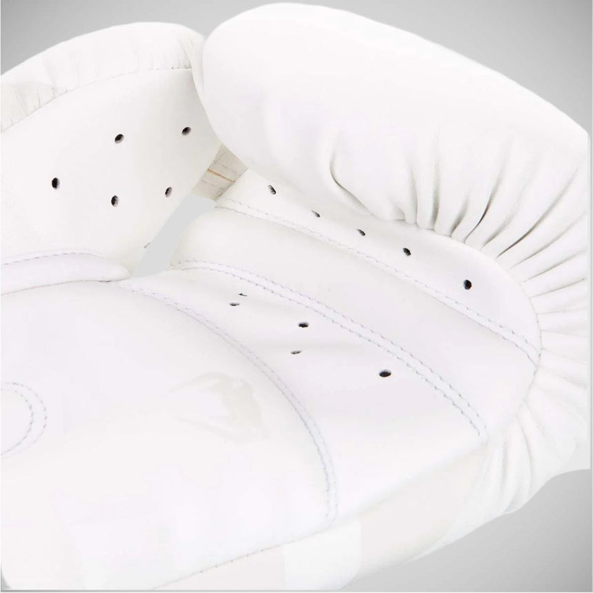 White/White Venum Elite Boxing Gloves    at Bytomic Trade and Wholesale