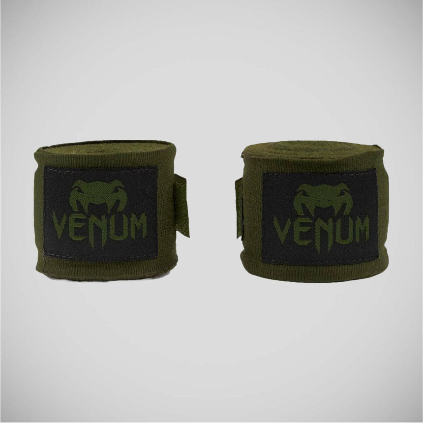 Khaki/Black Venum Kontact 2.5m Hand Wraps    at Bytomic Trade and Wholesale