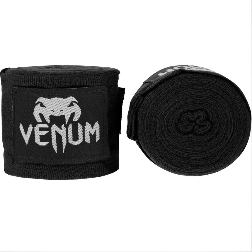 Black Venum 2.5m Boxing Hand Wraps    at Bytomic Trade and Wholesale