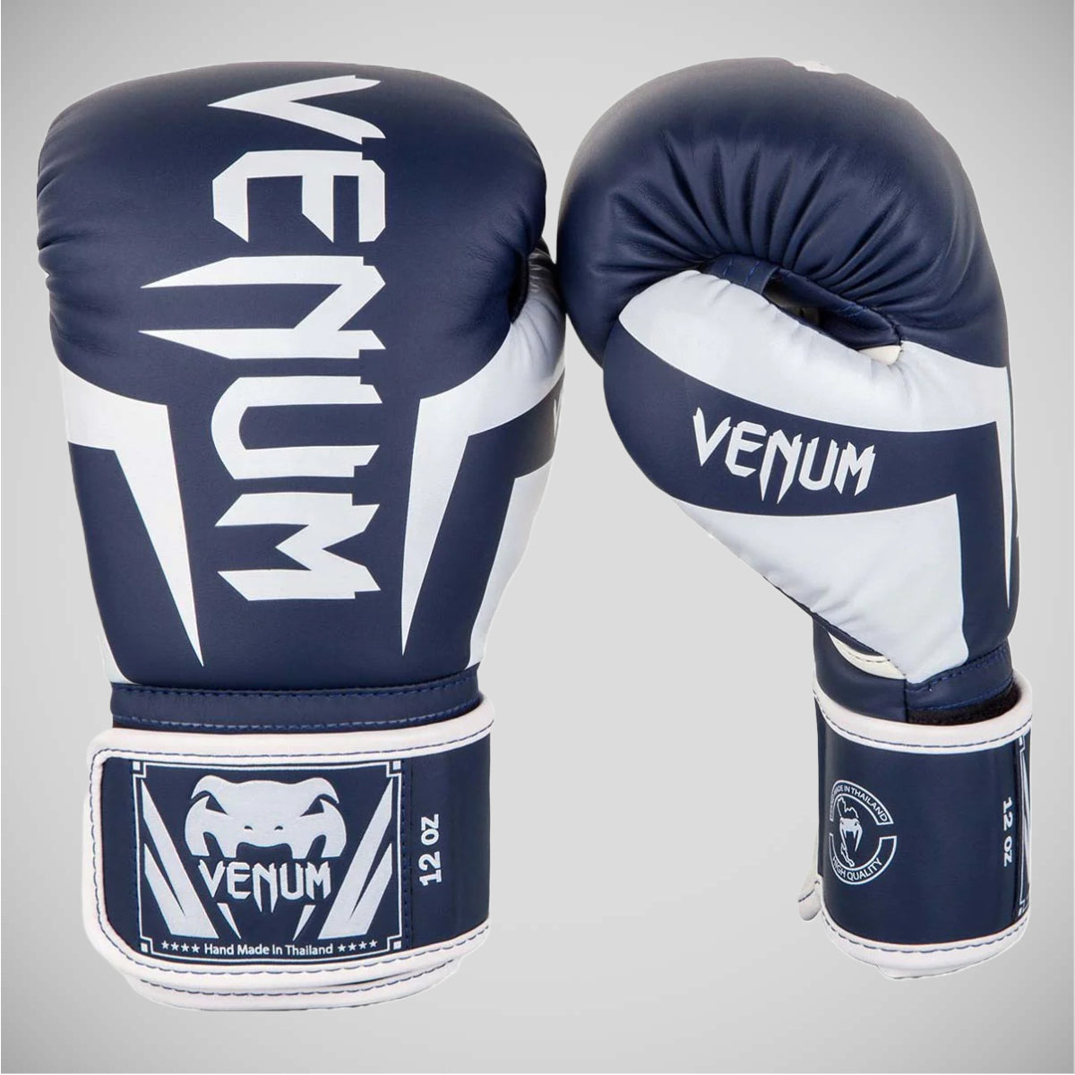 Navy/White Venum Elite Boxing Gloves    at Bytomic Trade and Wholesale