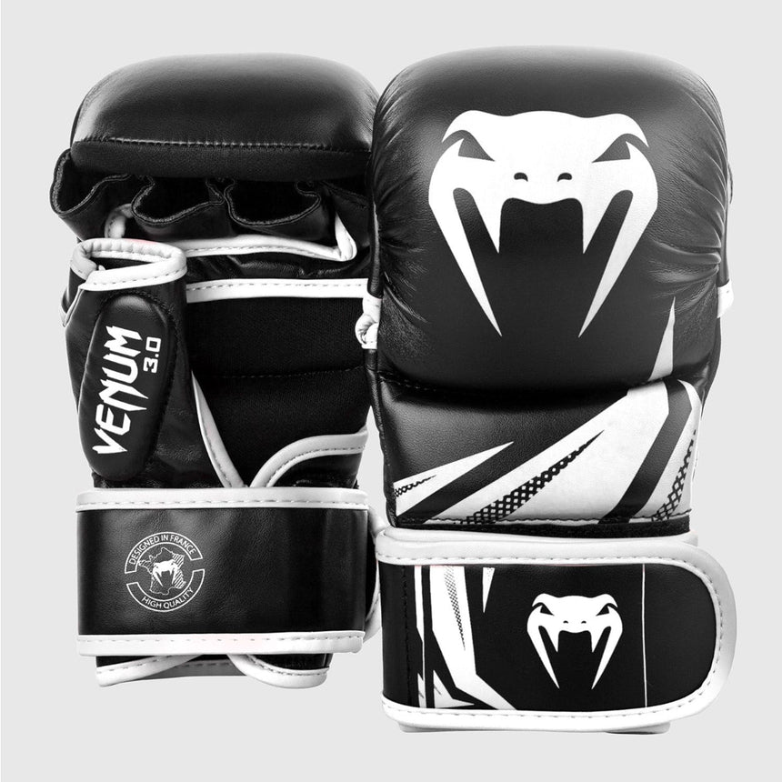 Black/White Venum Challenger 3.0 MMA Sparring Gloves    at Bytomic Trade and Wholesale