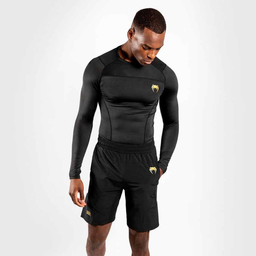 Black/Gold Venum G-Fit Training Shorts    at Bytomic Trade and Wholesale