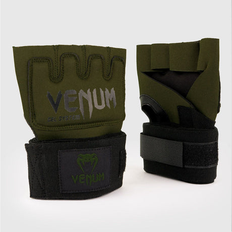 Khaki/Black Venum Kontact Gel Wrap Gloves    at Bytomic Trade and Wholesale