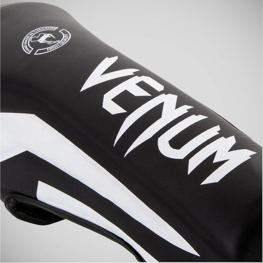 Black/White Venum Elite Shin Guards    at Bytomic Trade and Wholesale