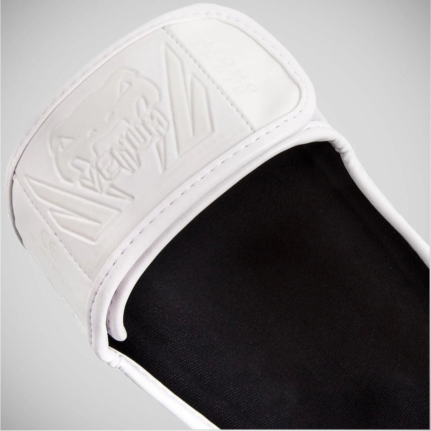 White/White Venum Elite Shin Guards    at Bytomic Trade and Wholesale