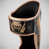 Dark Camo/Gold Venum Elite Shin Guards    at Bytomic Trade and Wholesale