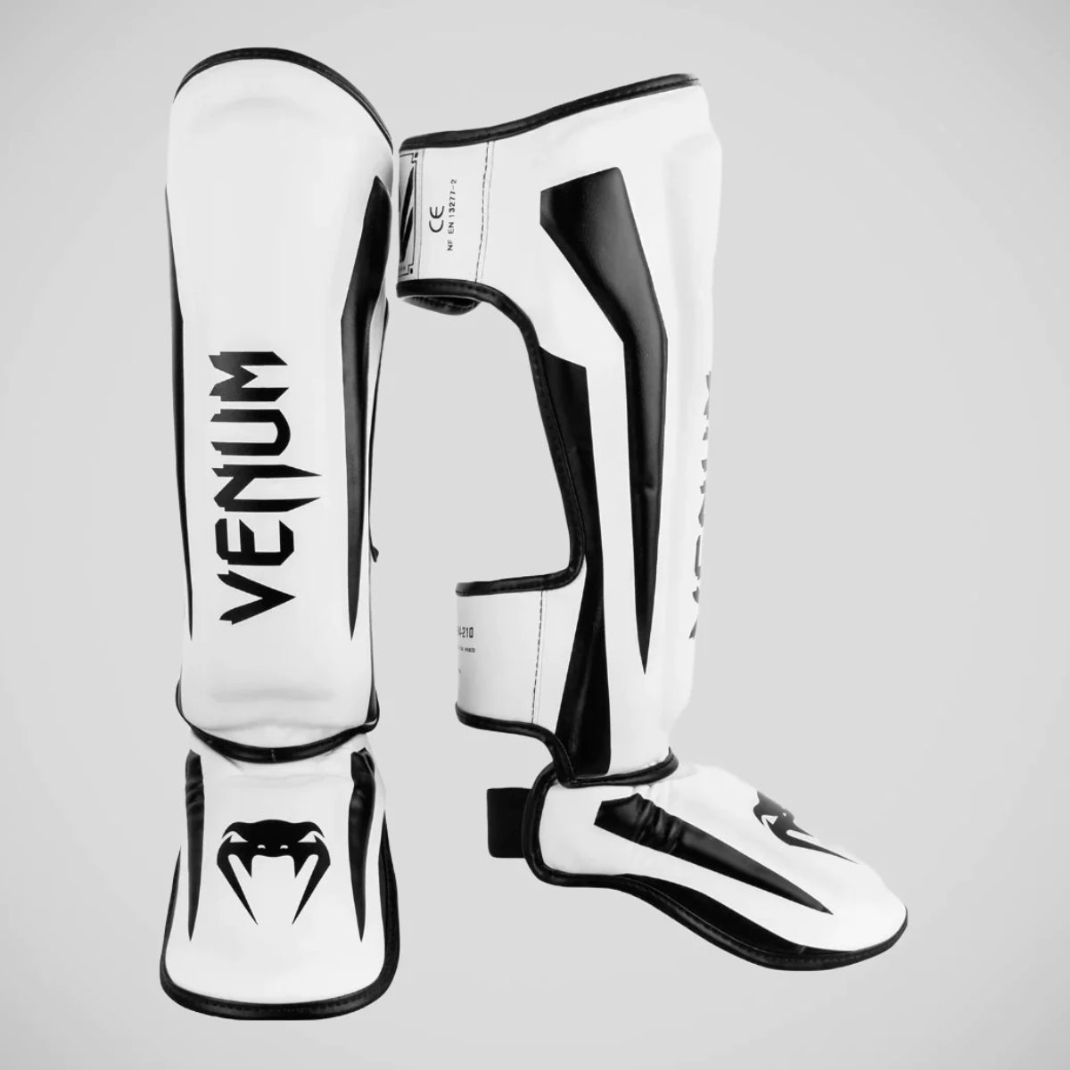 White/Black Venum Elite Shin Guards    at Bytomic Trade and Wholesale