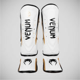 White Venum Elite Evo Shinguards    at Bytomic Trade and Wholesale