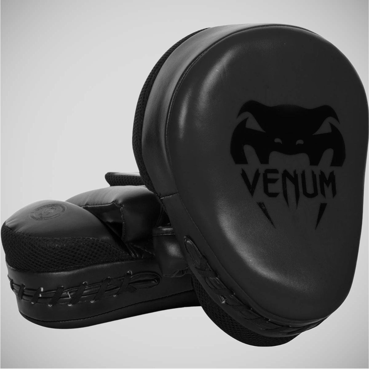 Black/Black Venum Light Curved Thai Pads    at Bytomic Trade and Wholesale