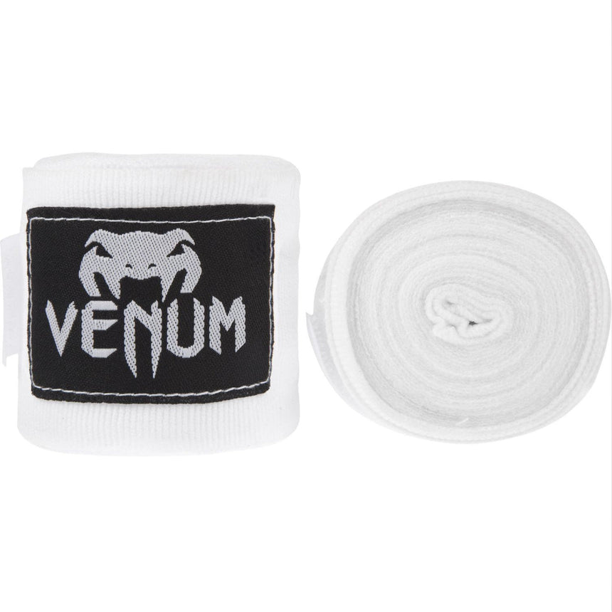 White Venum 2.5m Boxing Hand Wraps    at Bytomic Trade and Wholesale