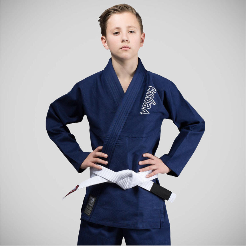 Navy Venum Contender Kids BJJ Gi    at Bytomic Trade and Wholesale