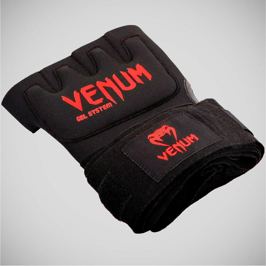 Black/Red Venum Kontact Gel Wrap Gloves    at Bytomic Trade and Wholesale