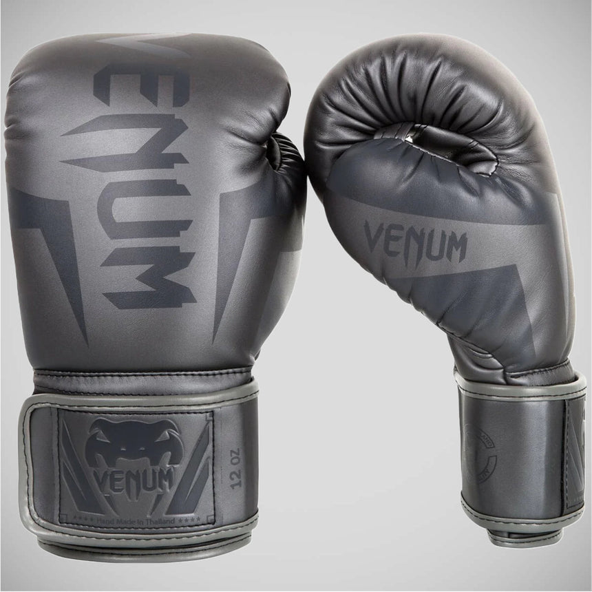 Grey/Grey Venum Elite Boxing Gloves    at Bytomic Trade and Wholesale