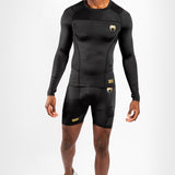 Black/Gold Venum G-Fit Long Sleeve Rash Guard    at Bytomic Trade and Wholesale