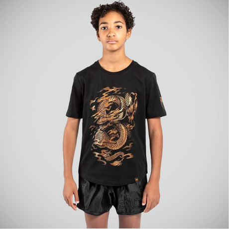 Black Venum Dragon's Flight Kids T-Shirt    at Bytomic Trade and Wholesale