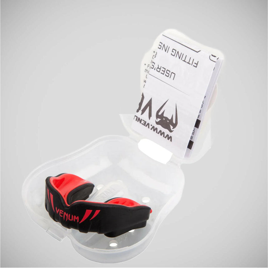 Black/Red Venum Challenger Kids Mouth Guard    at Bytomic Trade and Wholesale